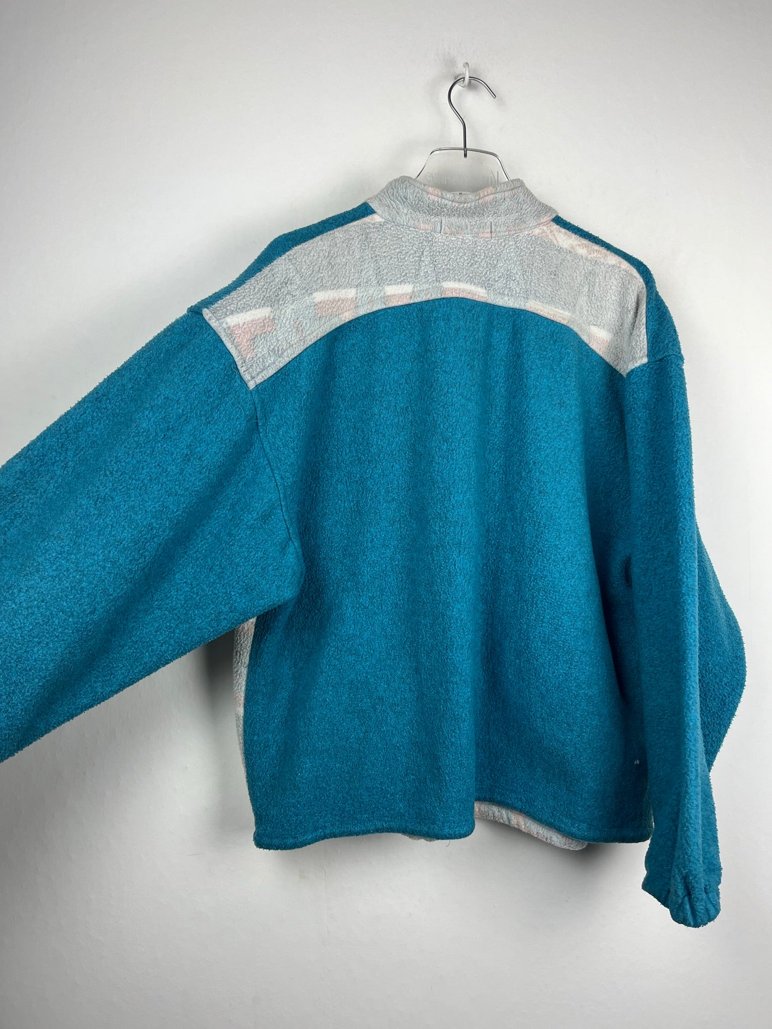 Vintage Fleece Sweatshirtjacke (M)