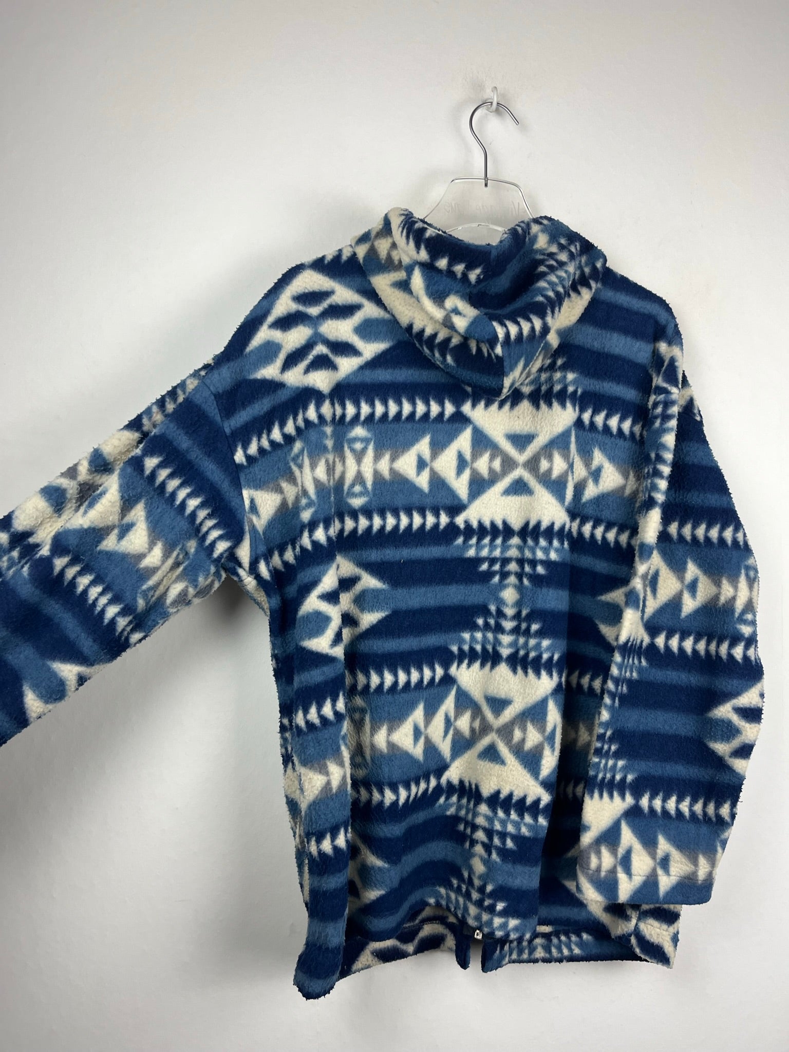 Vintage Fleece Sweatshirtjacke (L)