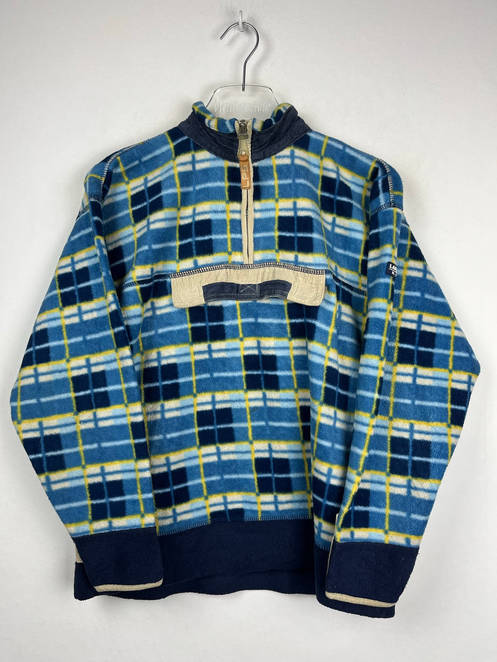 Vintage Fleece Half-Zip Sweater (XS-S)