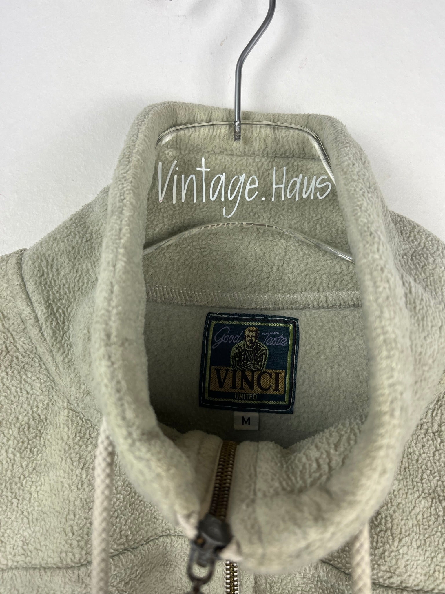 Vintage Fleece Half-Zip Sweater (XL)