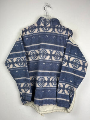 Vintage Fleece Half-Zip Sweater (M)