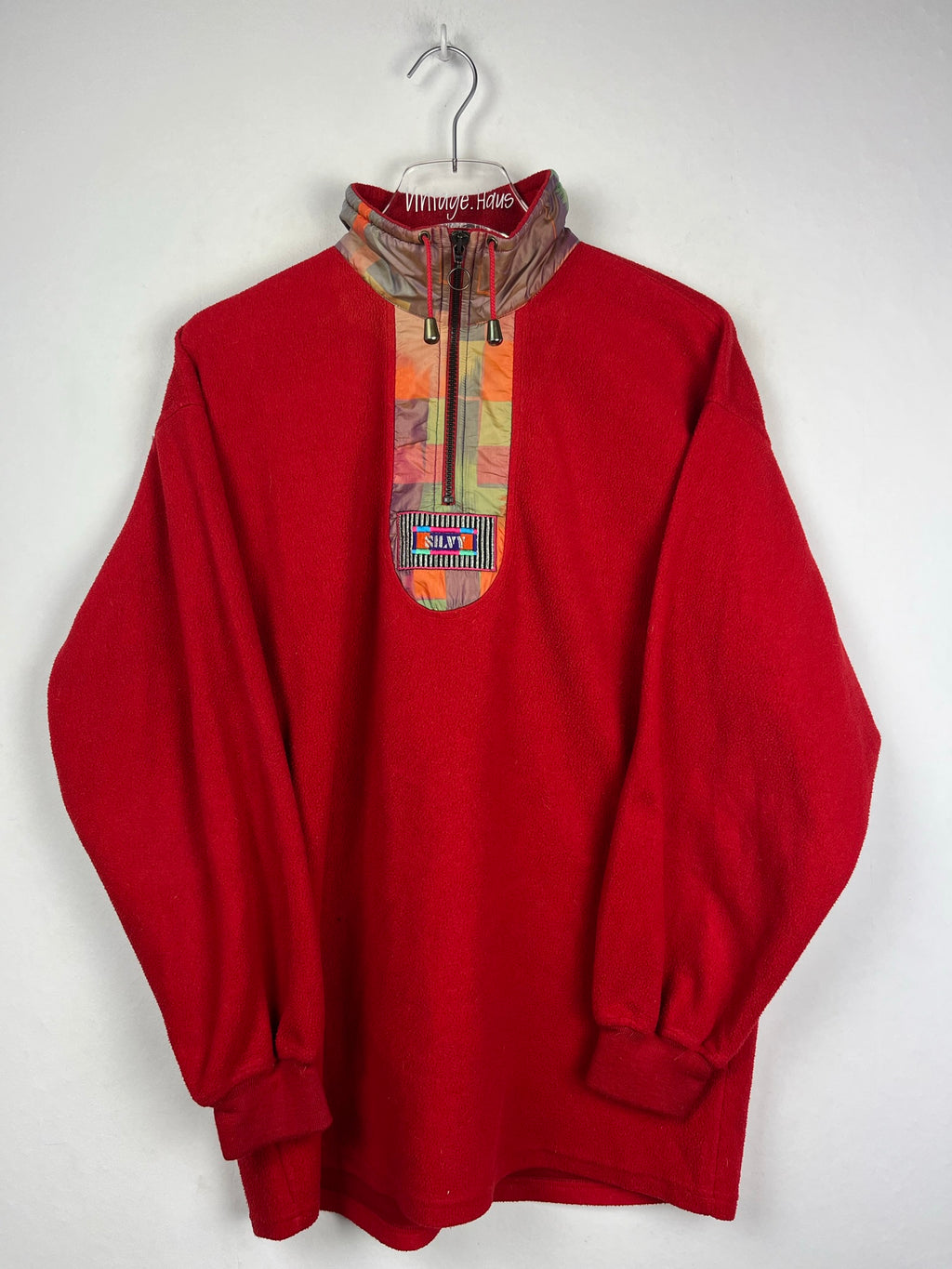 Vintage Fleece Half-Zip Sweater (M)