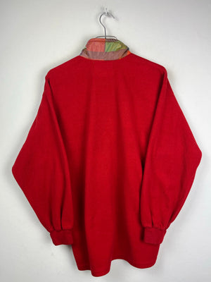 Vintage Fleece Half-Zip Sweater (M)