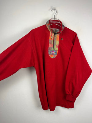 Vintage Fleece Half-Zip Sweater (M)