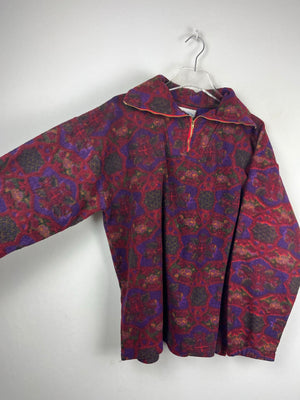 Vintage Fleece Half-Zip Sweater (L)