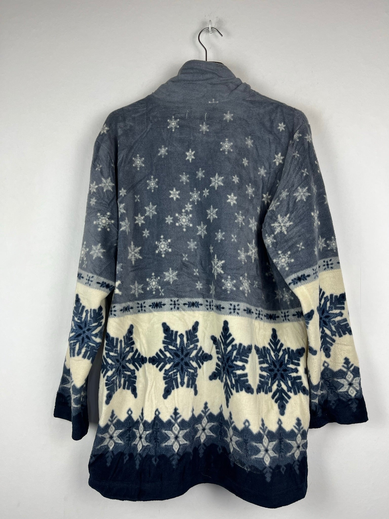 Vintage Fleece Sweatshirtjacke (M)