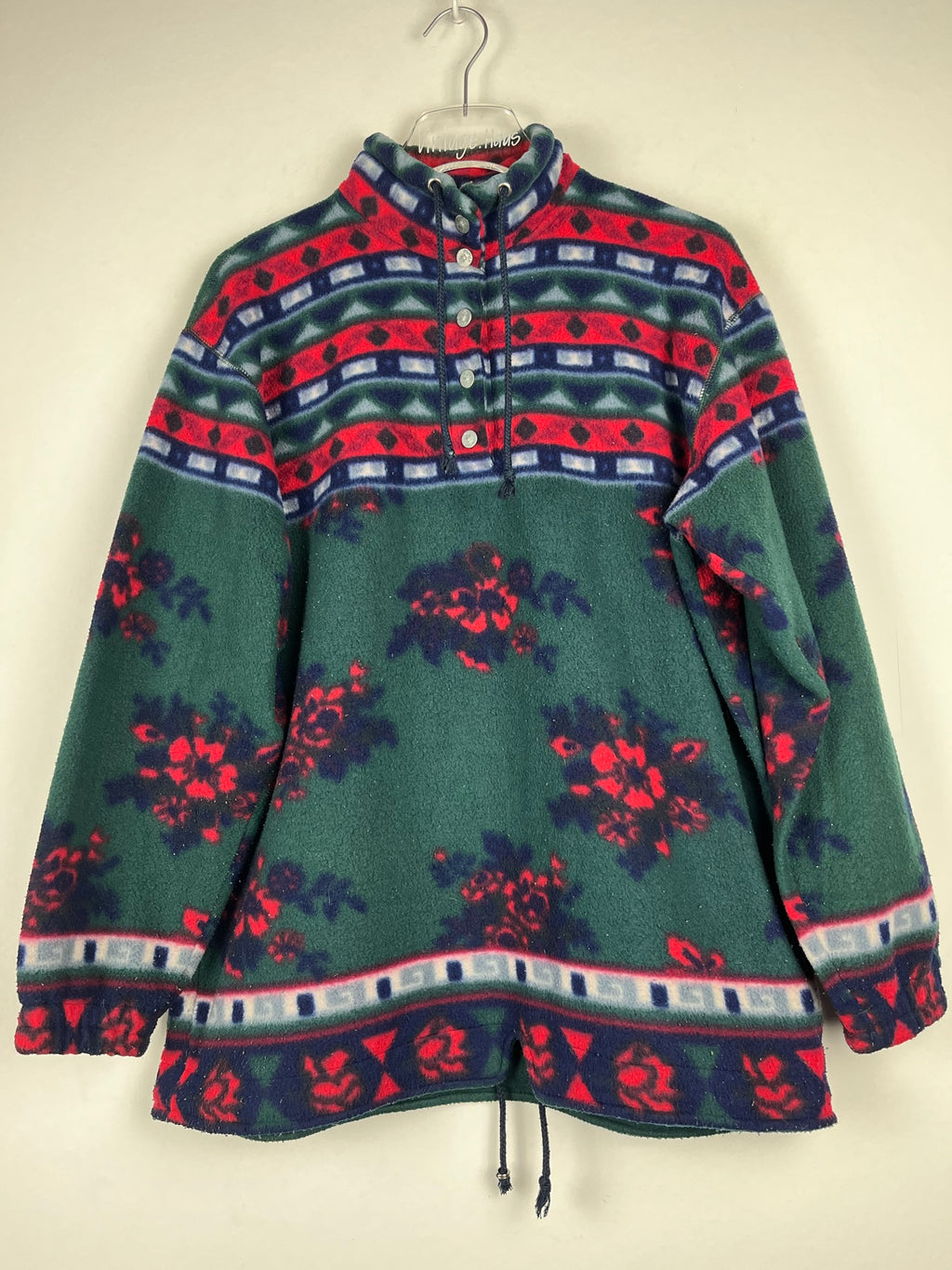 Vintage Fleece Half-Zip Sweater (L)