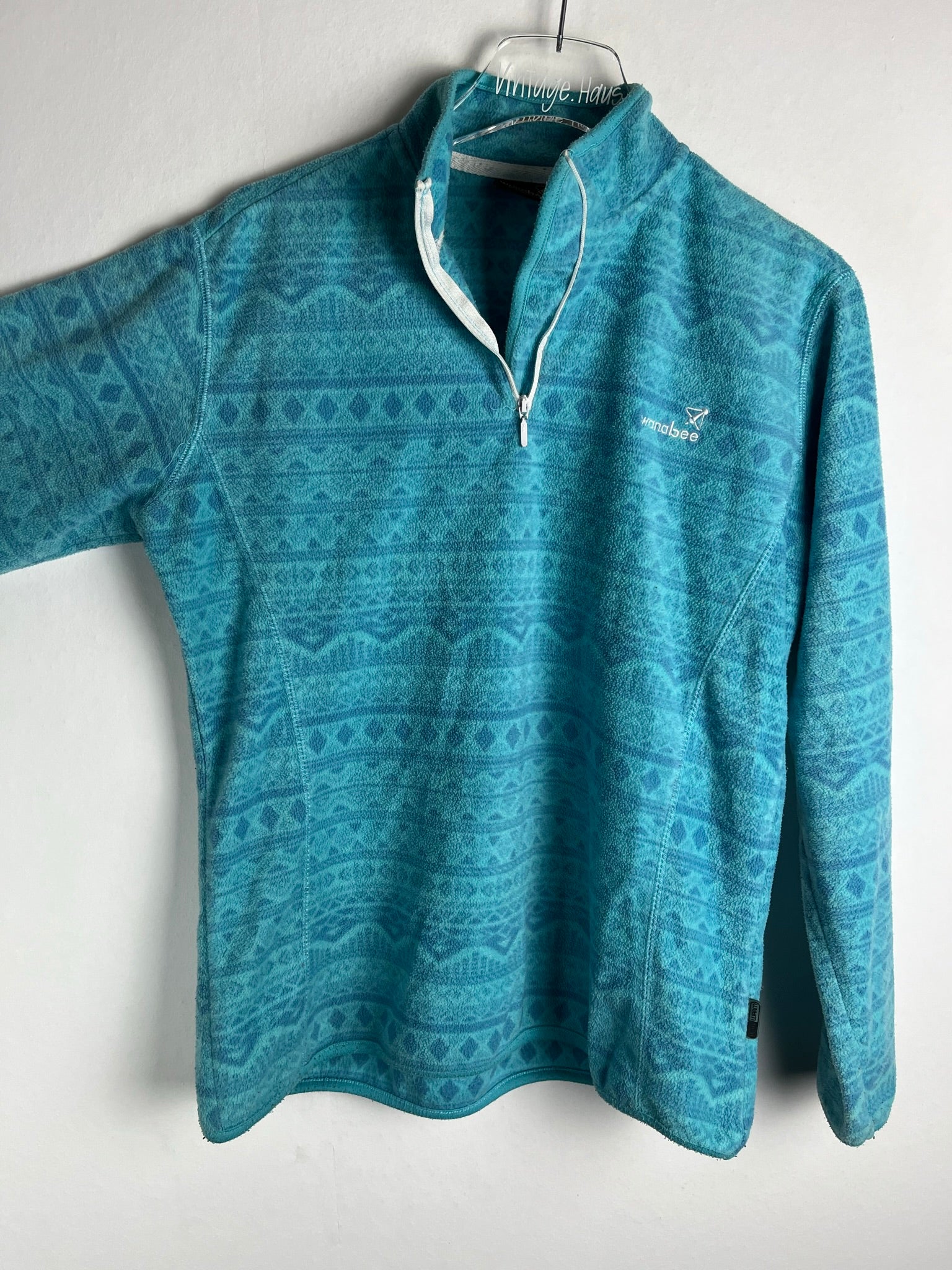 Vintage Fleece Half-Zip Sweater (M)