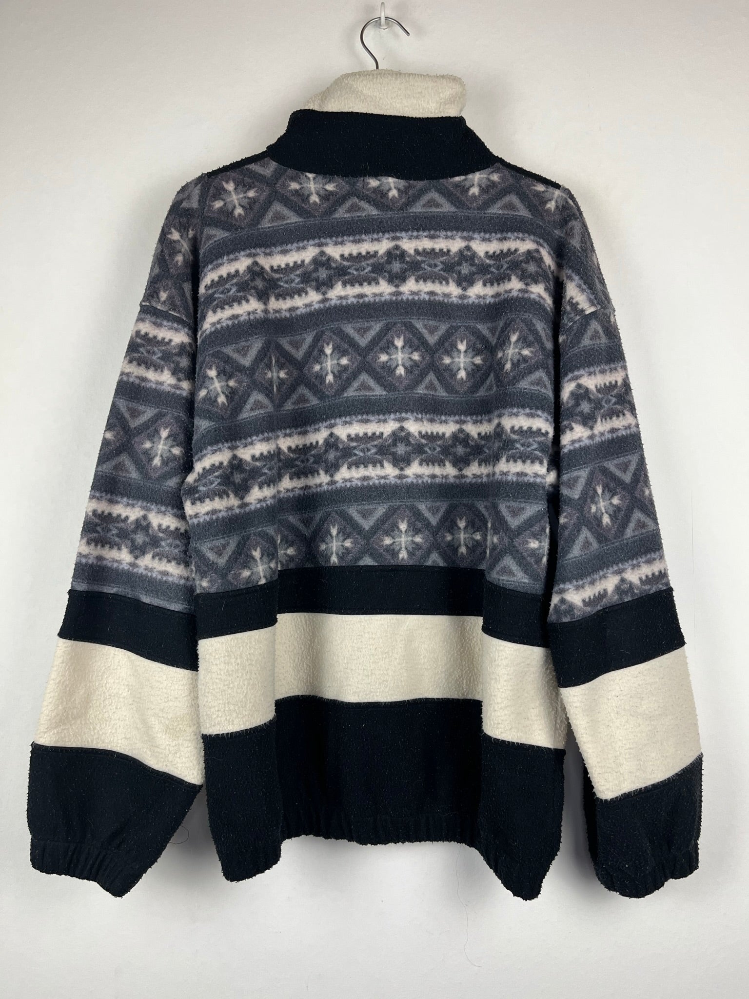 Vintage Fleece Half-Zip Sweater (M)