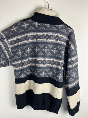 Vintage Fleece Half-Zip Sweater (M)