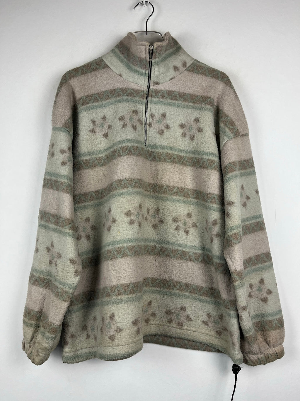 Vintage Fleece Half-Zip Sweater (L)