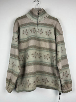 Vintage Fleece Half-Zip Sweater (L)