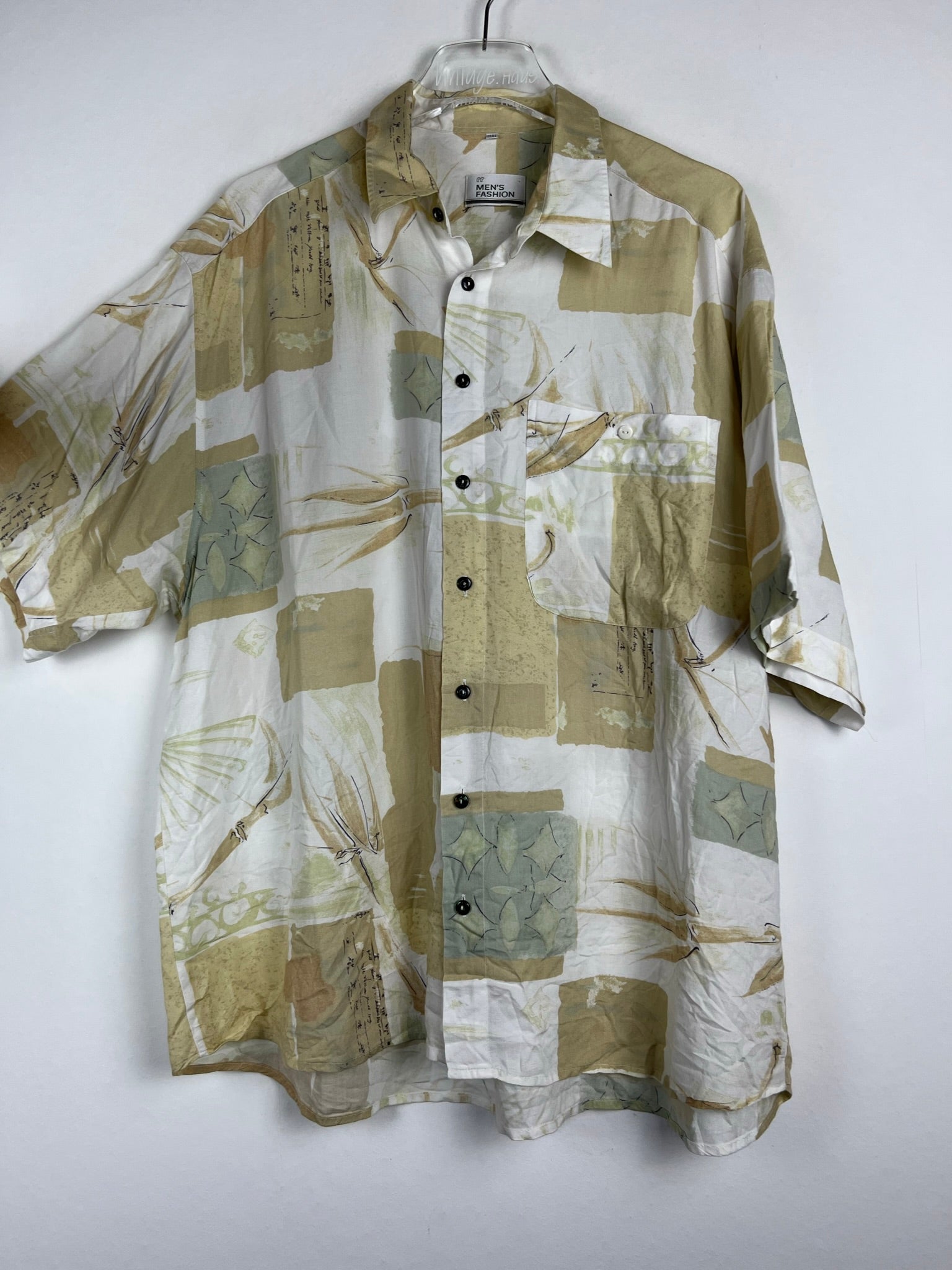 Vintage Crazy Pattern Hemd (XL)