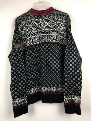 Vintage Strick Half-Zip Sweater (S)