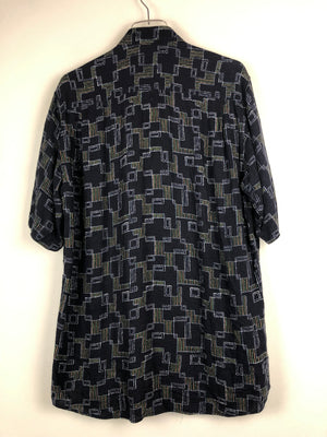 Vintage Crazy Pattern Hemd (M)