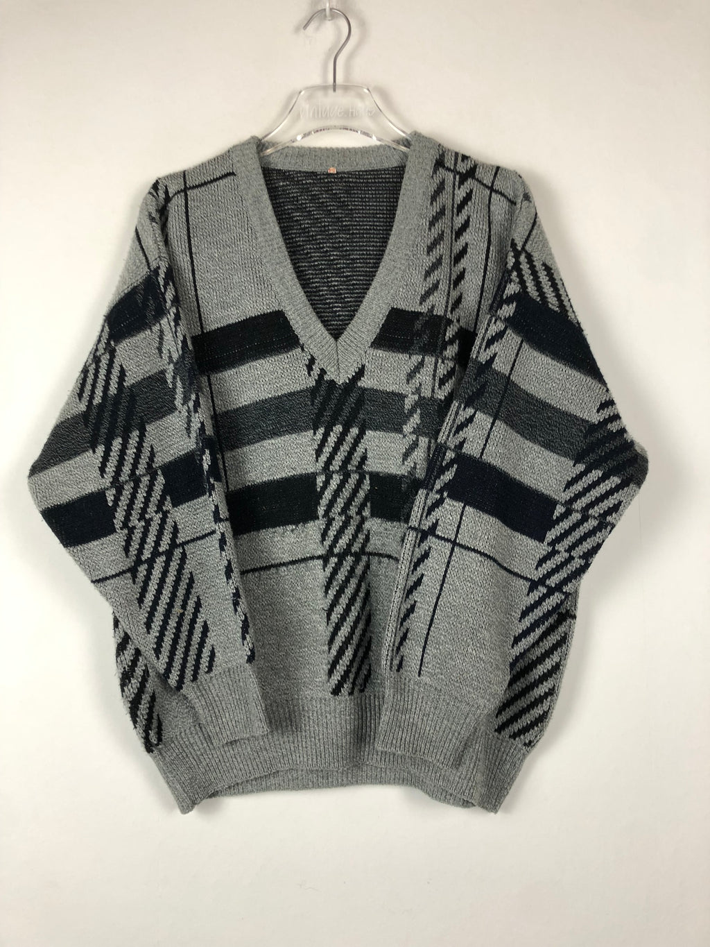 Vintage V-Neck Pullover (L)