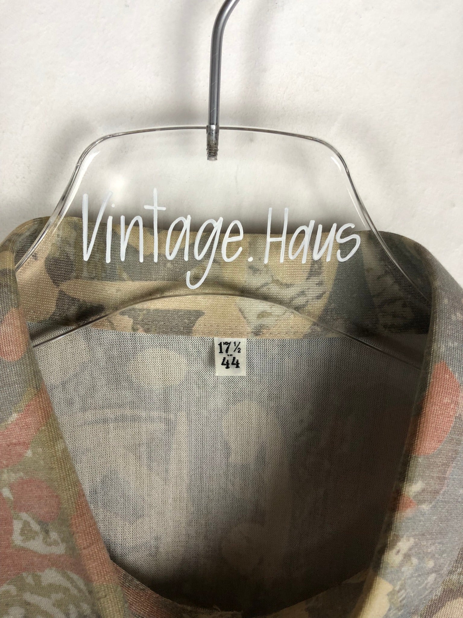 Vintage Crazy Pattern Hemd (L)