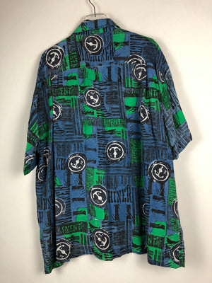 Vintage Crazy Pattern Hemd (XXL)