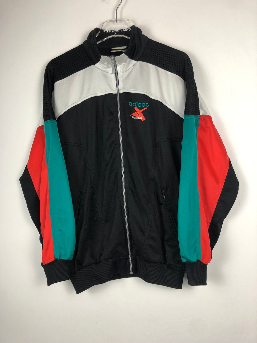 Vintage Adidas Training Sweatshirtjacke (M-L)