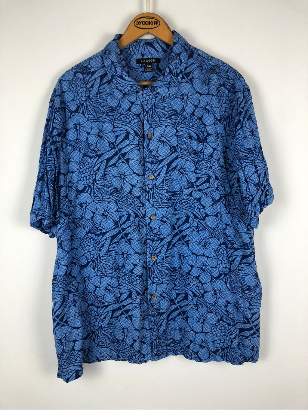 Vintage Crazy Pattern Hemd (XL)