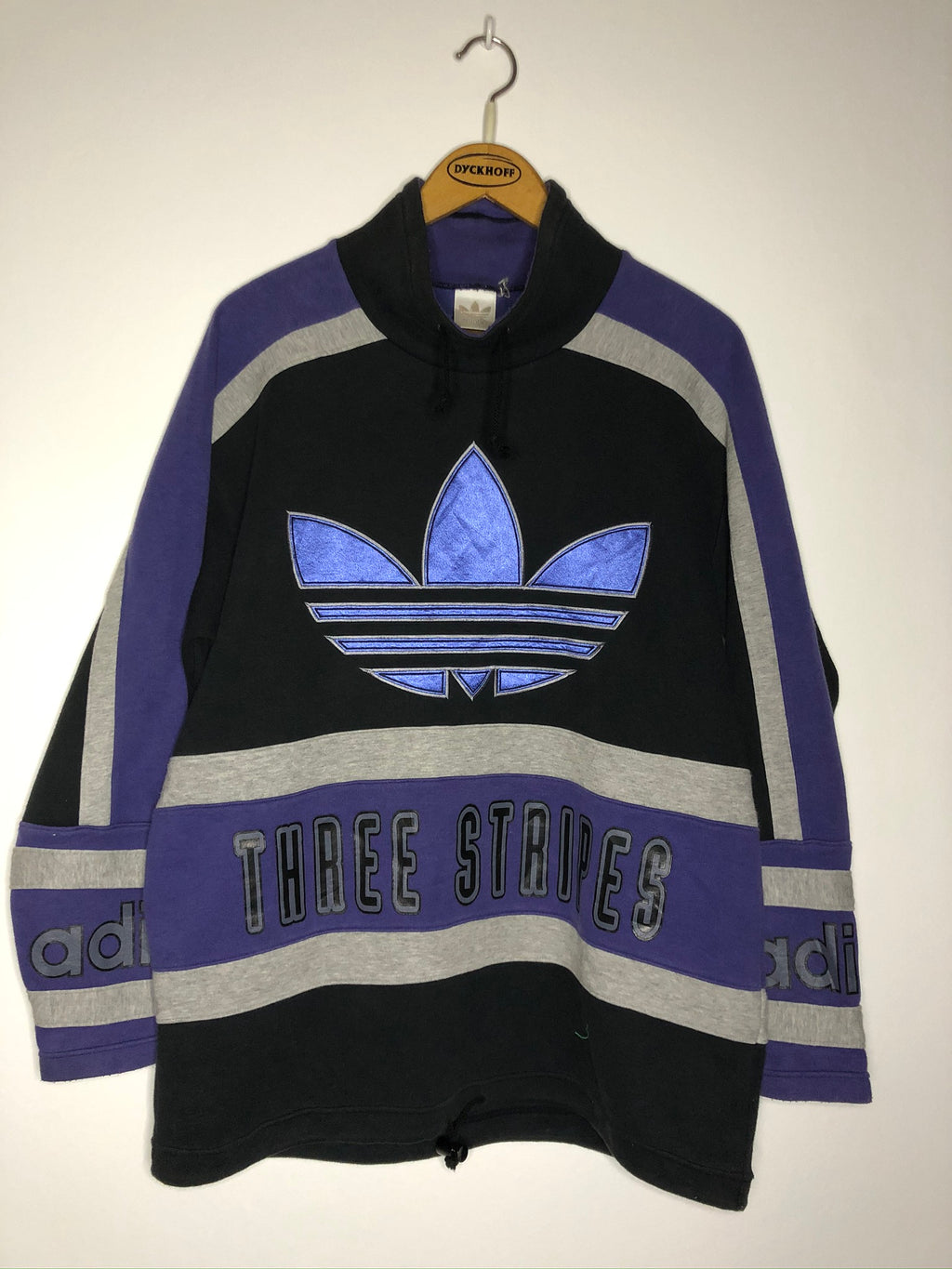 Vintage Adidas 3 Stripes Sweater (L)