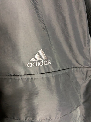 Vintage Grauer Adidas Windbreaker (L-XL)