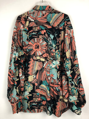 Vintage Crazy Pattern Hemd (XL)