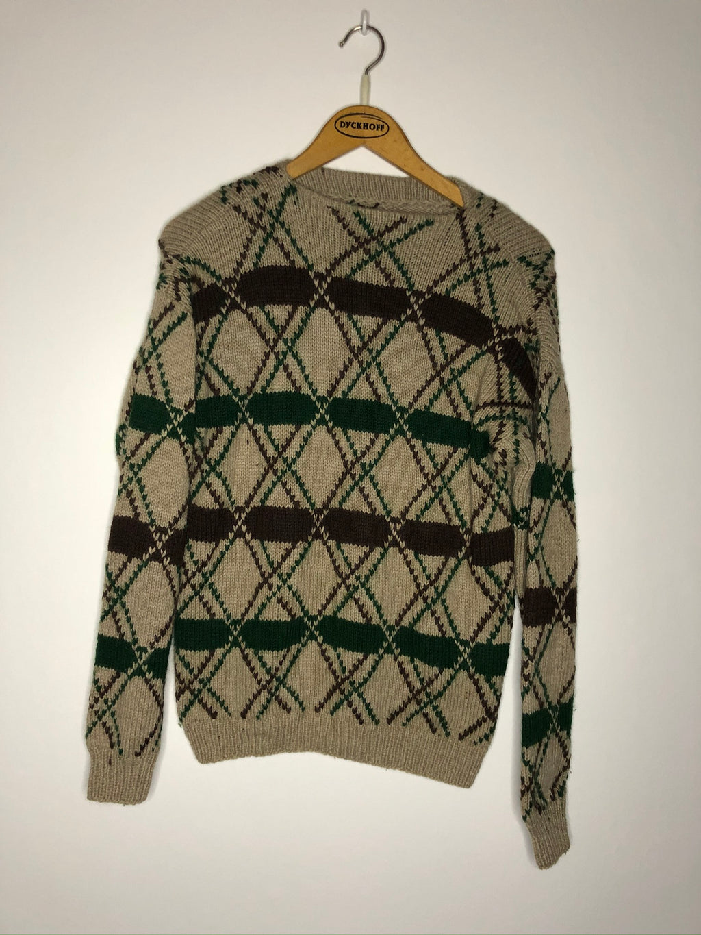 Vintage Pullover mit tollem Muster (S)