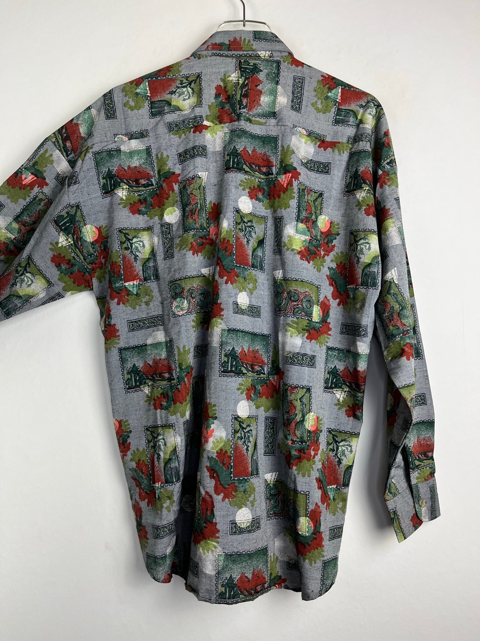 Vintage Crazy Pattern Hemd (L)