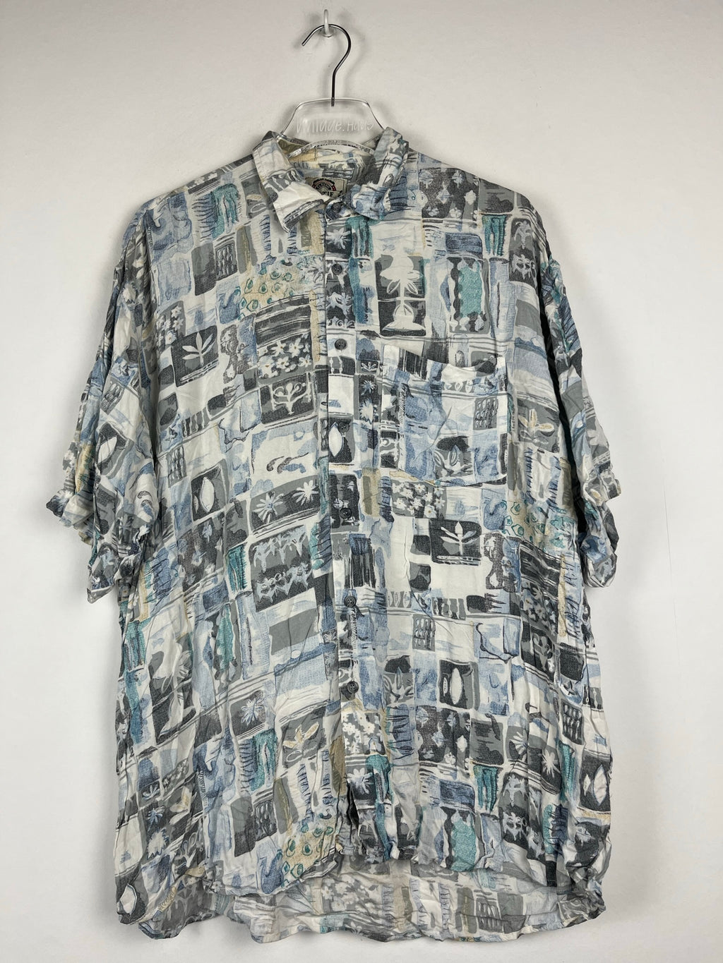 Vintage Crazy Pattern Hemd (M)