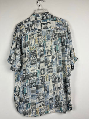 Vintage Crazy Pattern Hemd (M)