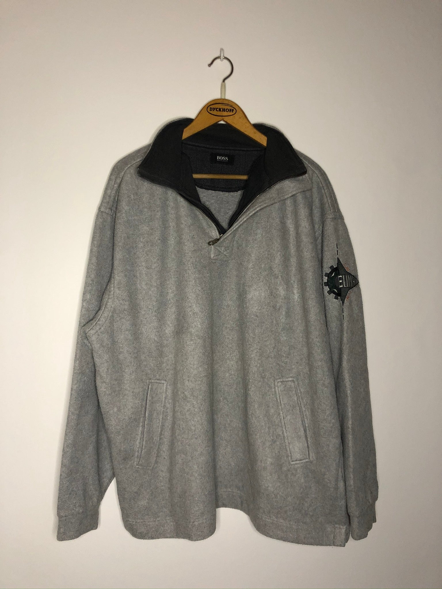 Vintage Hugo Boss Half-Zip Fleece Sweater (XL)