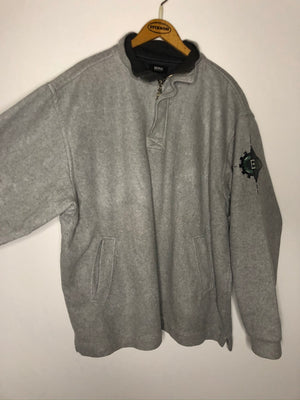 Vintage Hugo Boss Half-Zip Fleece Sweater (XL)