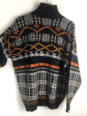 Vintage Half-Zip Sweater (L)