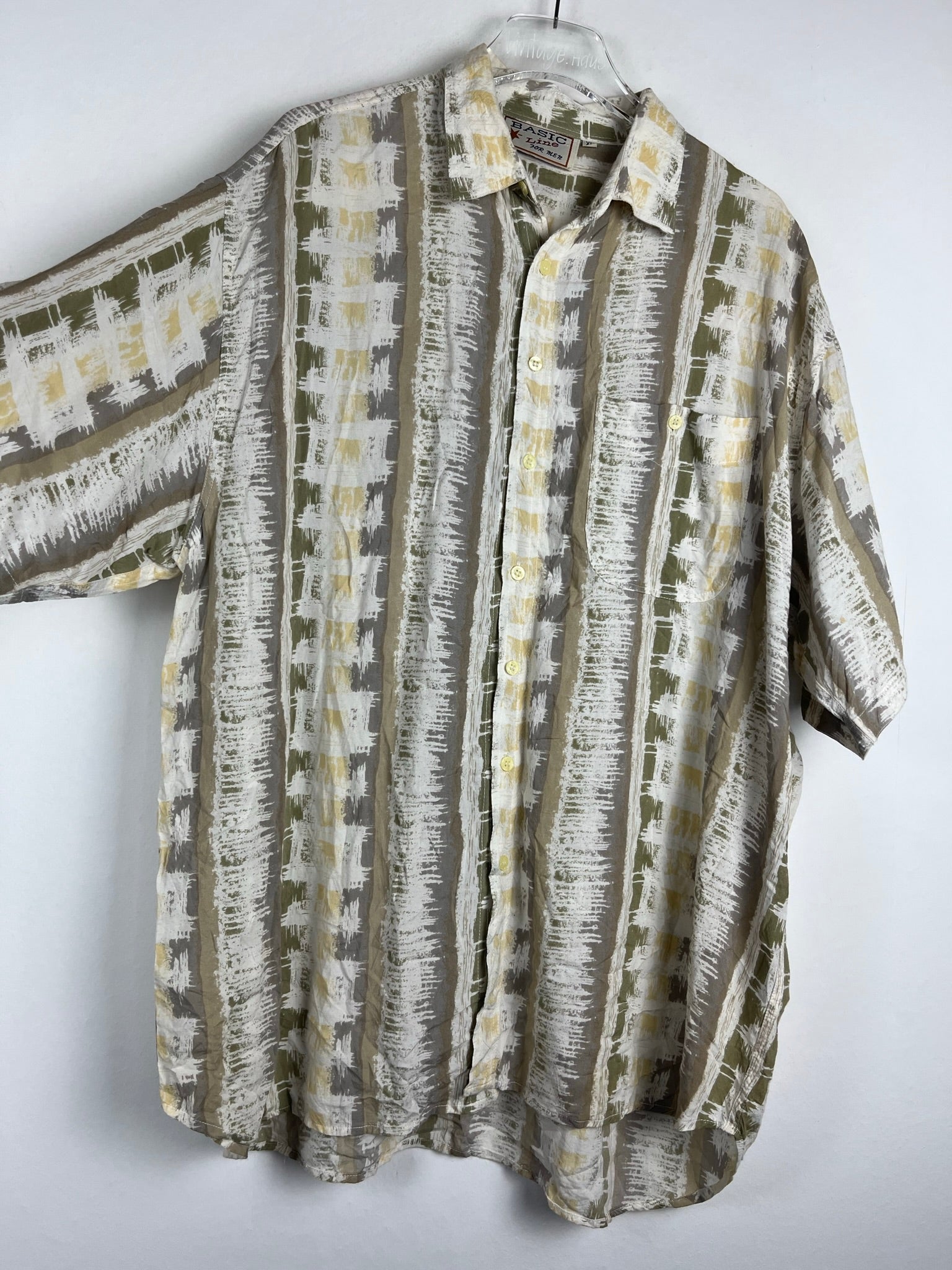 Vintage Crazy Pattern Hemd (XL)