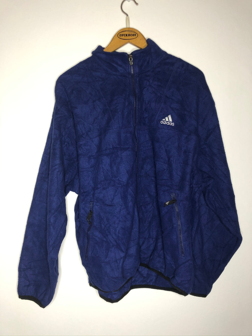 Vintage Adidas Fleece Sweatshirtjacke (L)